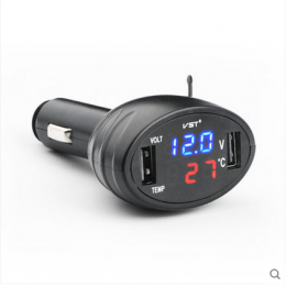 Вольтметр термометр + 2 USB (VST-708)