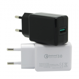 Адаптер питания USB QC3.0 220В M81 (1 USB, 5V, 2.4 A)