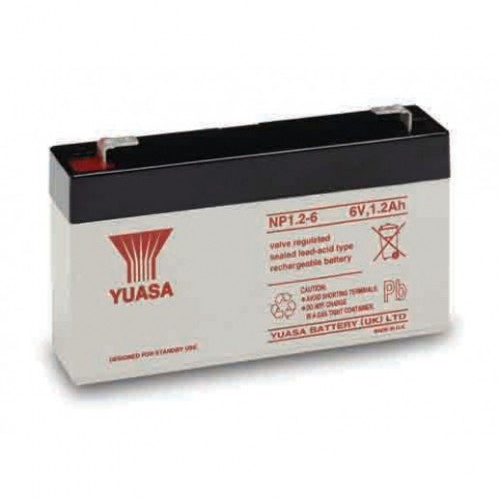 Аккумулятор Yuasa NP 1.2-6 (6В, 1200 мАч)