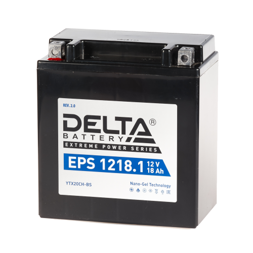 Стартерная АКБ Delta EPS 1218.1 (12В, 18000мАч, Nano-Gel Technology) 