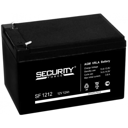 Аккумулятор Security Force SF 1212 (12В, 12000мАч)