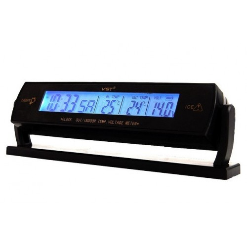 Часы-вольтметр-термометр VST-7013 V