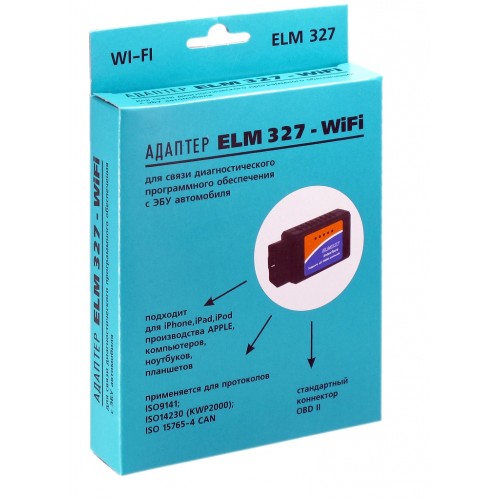 Диагностический сканер ELM 327 Wi-Fi / ver. 1.5 / PIC18F25K80