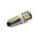 Светодиодная лампа T4W (BA9S) 5SMD (5050) WHITE