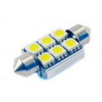 Светодиодная лампа C5W (39 ММ) 6SMD (5050) CAN BUS WHITE