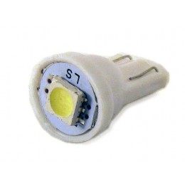 Светодиодная лампа W5W (T10) 1SMD (5050) WHITE