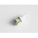 Светодиодная лампа W5W (T10) 5SMD (5050) WHITE